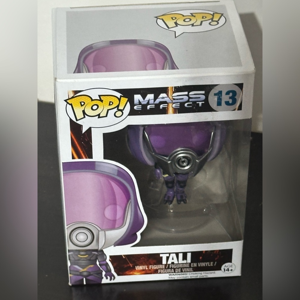 Mass effect pop funko Tali vinyl figure vaulted new in box